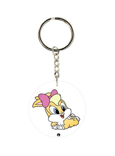Cartoon Character Printed Keychain