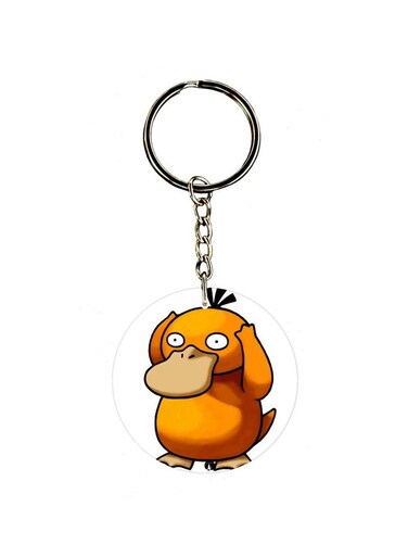 Single Sided Cartoon Themed Keychain