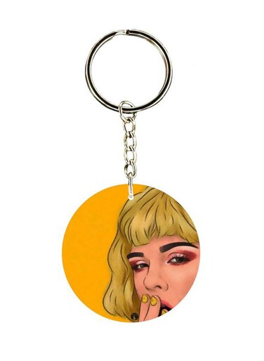 Cartoon Printed Keychain