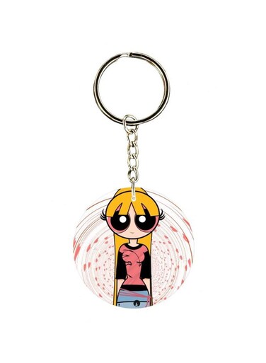 Single Sided Character Printed Keychain