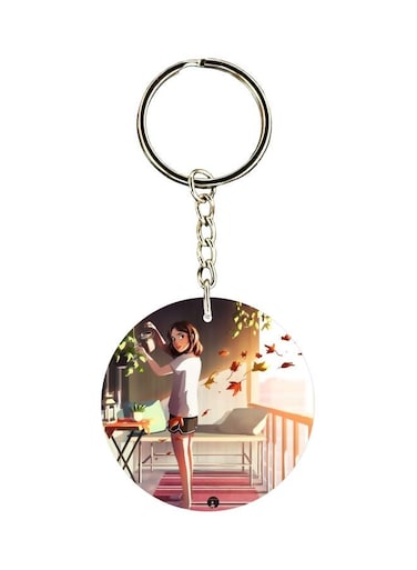 Cartoon Printed Keychain