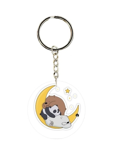Panda Printed Keychain