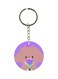 Cartoon Printed Double Sided Keychain