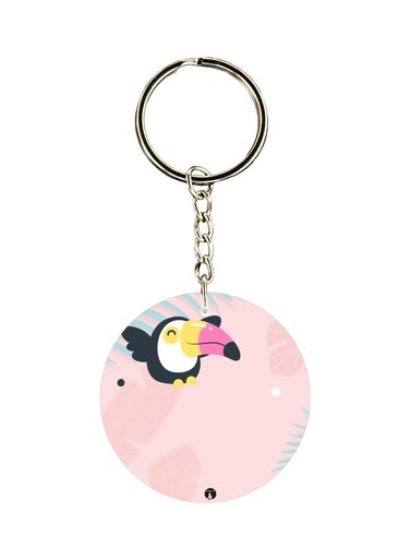 Single Sided Character Printed Keychain