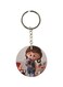 Doll Printed Double Sided Keychain