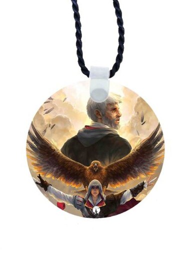 Assassin's Creed Printed Car Mirror Pendant