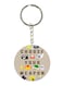 The Video Game Super Mario Printed Keychain