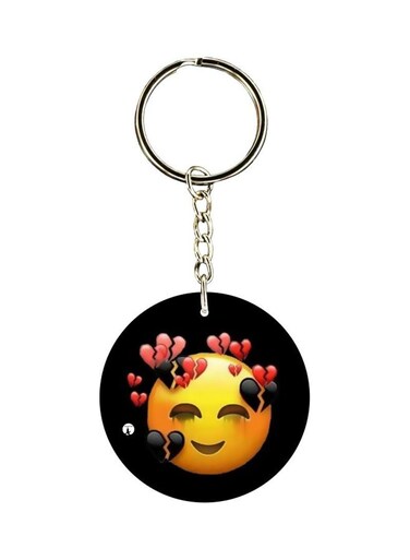 Emoji Printed Keychain