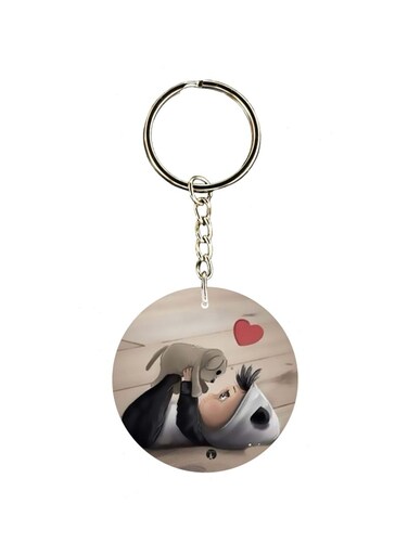 Printed Single Sided Keychain