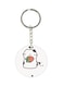 Cat Printed Keychain