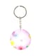 Moon And Star Printed Keychain