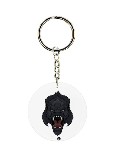 Gorilla Printed Keychain