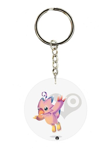 The Anime Digimon Printed Keychain