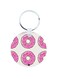 Donuts Wooden Keychain