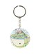 Cartoon Printed Single Sided Keychain