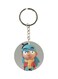 Cartoon Printed Double Sided Keychain