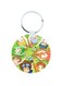 Digimon Anime Wooden Keychain