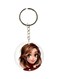 Girl Printed Dual Sided Keychain