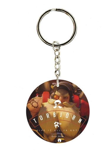 The Overwatch Video Game Printed Keychain