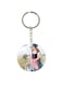 Double Sided Girl Printed Keychain