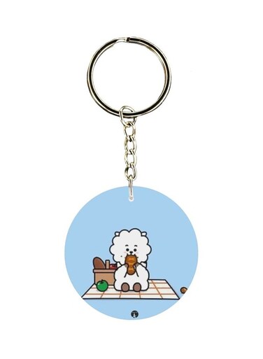 Cartoon Printed Keychain