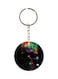 Skull Printed Double Sided Keychain