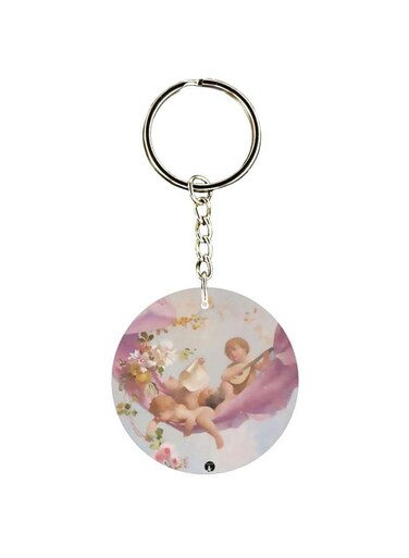 Double Sided Baby Printed Keychain