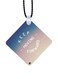 English Phrases Printed Car Mirror Pendant