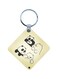 We Bare Bear Wooden Keychain