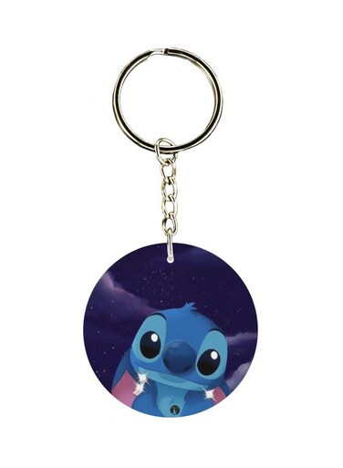 Double Sided Cartoon Printed Keychain