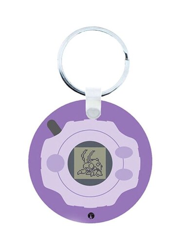 Digimon Anime Wooden Keychain