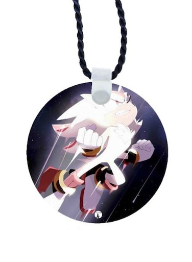Sonic Printed Car Mirror Pendant