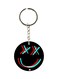 Double Sided Smiley Printed Keychain