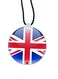 British Flag Printed Car Mirror Pendant