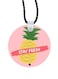 Pineapple Printed Car Mirror Pendant
