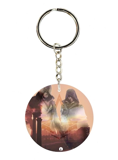 Assasins Creed Double Side Printed Keychain