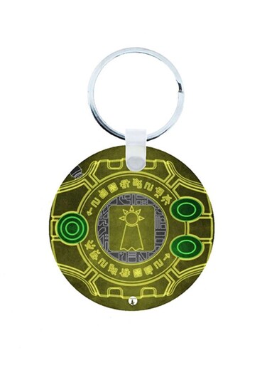 Digimon Anime Wooden Keychain