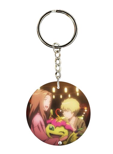 The Anime Digimon Printed Keychain