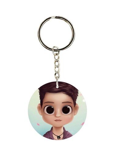 Cartoon Themed Dual Sided Keychain