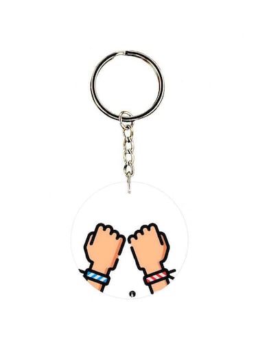Hands Printed Keychain