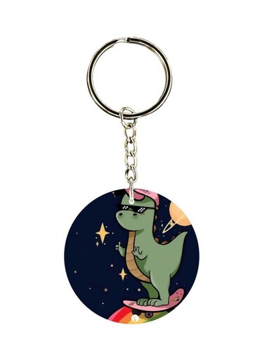 Cartoon Themed Dual Sided Keychain