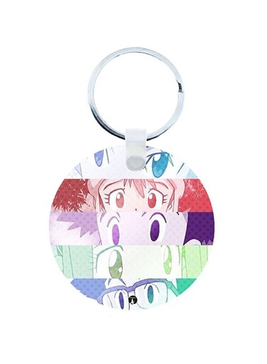The Digimon Anime Wooden Keychain
