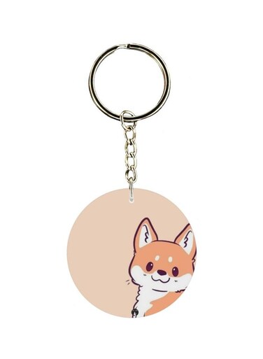 Fox Printed Kaychain