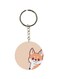 Fox Printed Kaychain
