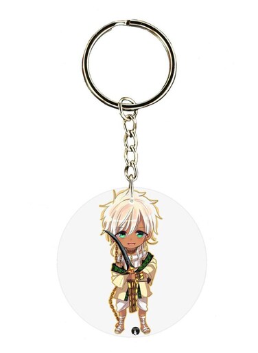 Double Sided Anime Magi Printed Keychain