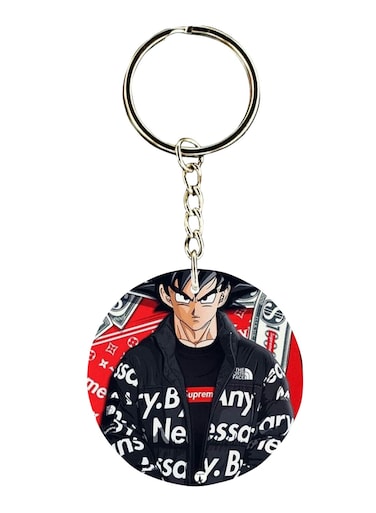 Double Sided Dragon Ball Printed Keychain