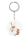 Double Sided Digimon Printed Keychain