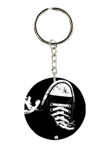 Double Sided Shoe Printed Keychain