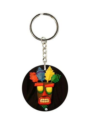 Double Sided Crash Printed Keychain