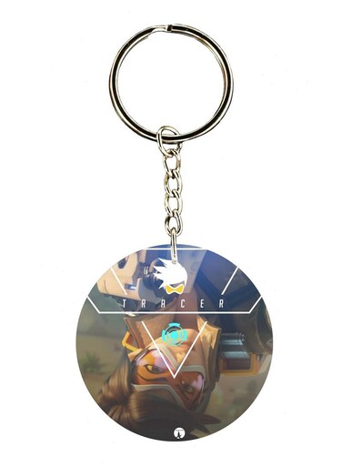 The Overwatch Video Game Printed Keychain